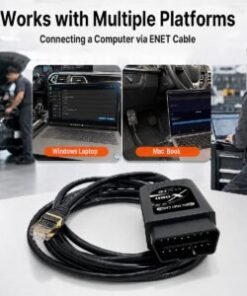 Alternative view of X-OBD JLR Enet Cable
